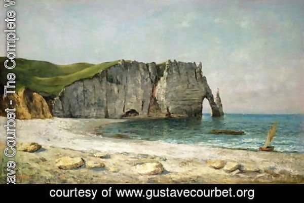 Gustave Courbet - The Sea-Arch at Etretat, 1869