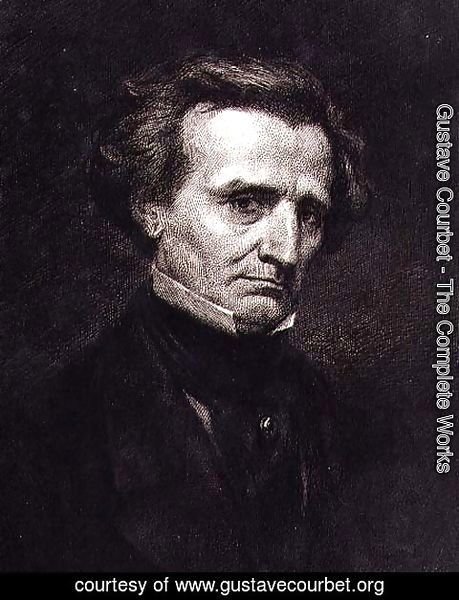 Portrait of Hector Berlioz (1803-69) engraved by A. Gilbert, pub. in the 'Gazette des Beaux-Arts'