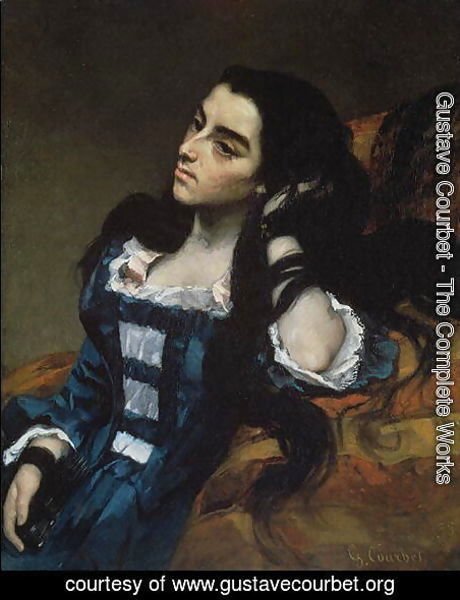 Gustave Courbet - A Spanish Woman, 1855