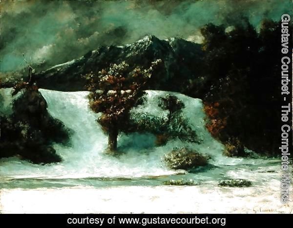 Winter Landscape With The Dents Du Midi, 1876h