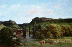Gustave Courbet - View of Ornans, 1864