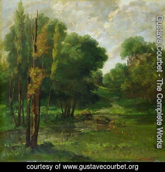 Gustave Courbet - Forest Landscape, 1864
