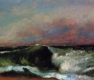 Gustave Courbet - The Wave, 1870 2