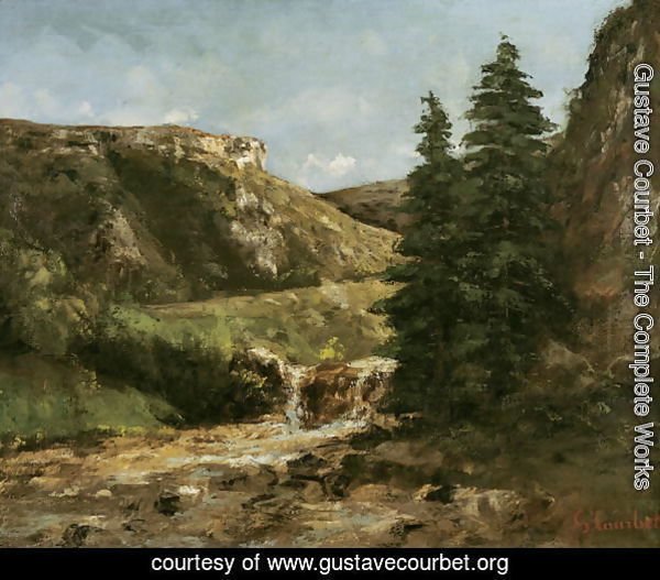 Landscape near Ornans, c.1858