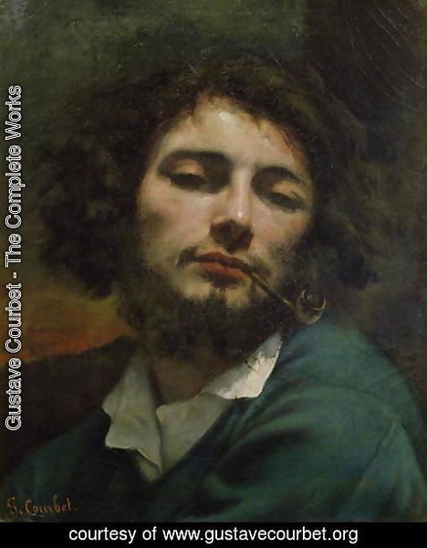 Gustave Courbet - Self Portrait or, The Man with a Pipe, c.1846