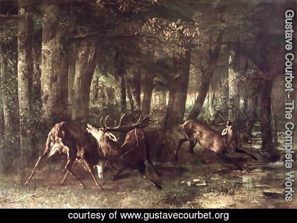 Spring, Stags Fighting, 1861