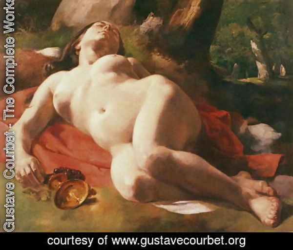 Gustave Courbet - La Bacchante, c.1844-47