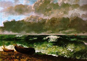 Gustave Courbet - The Stormy Sea or, The Wave, 1870