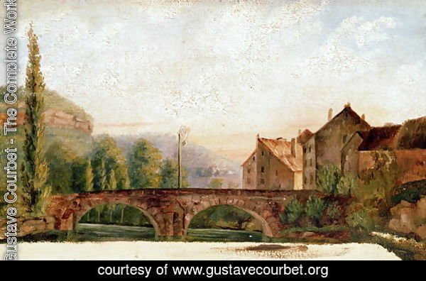 The Pont de Nahin at Ornans, c.1837