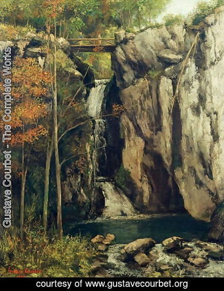 Gustave Courbet - The Chasm at Conches, 1864