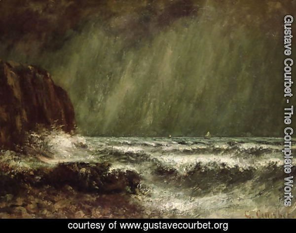 Storm at Sea, 1865