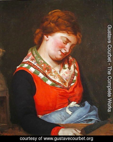 Peasant Woman Sleeping, 1853