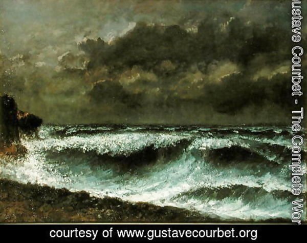 Gustave Courbet - Squall on the Horizon, c.1872