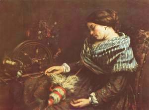 Gustave Courbet - The Sleeping Embroiderer, 1853