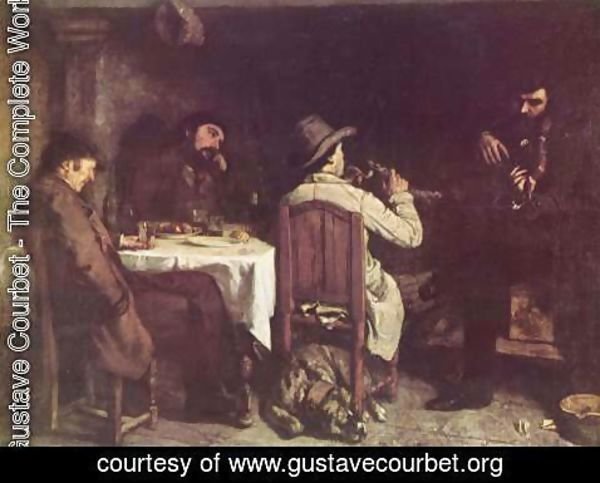 Gustave Courbet - After Dinner at Ornans, 1848