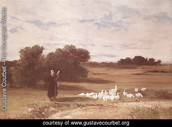 Girl with Geese