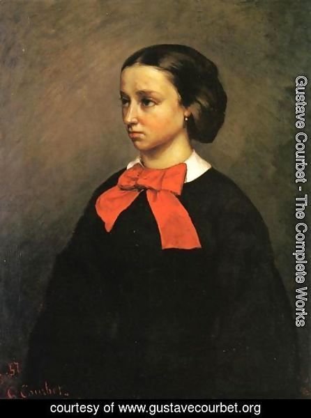 Gustave Courbet - Portrait of Madame Jacquet