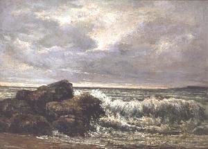 Gustave Courbet - The Wave, 1869 2