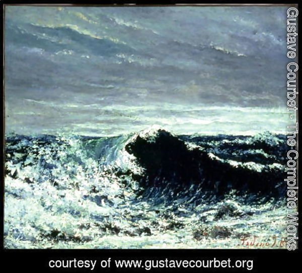 Gustave Courbet - The Wave, c.1871