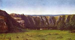 Gustave Courbet - Rocky landscape near Flagey