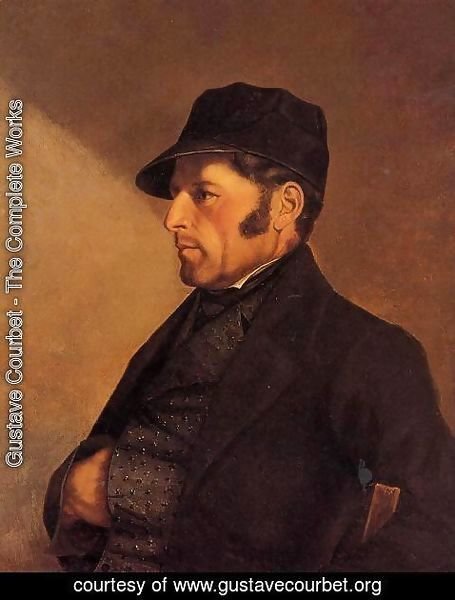 Gustave Courbet - Portrait of the Artist's Father, Regis Courbet