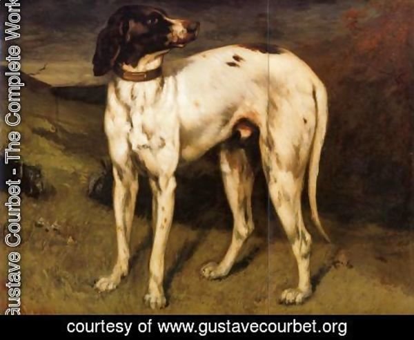 Gustave Courbet - A Dog from Ornans