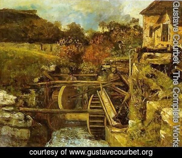 Gustave Courbet - The Ornans  Paper Mill