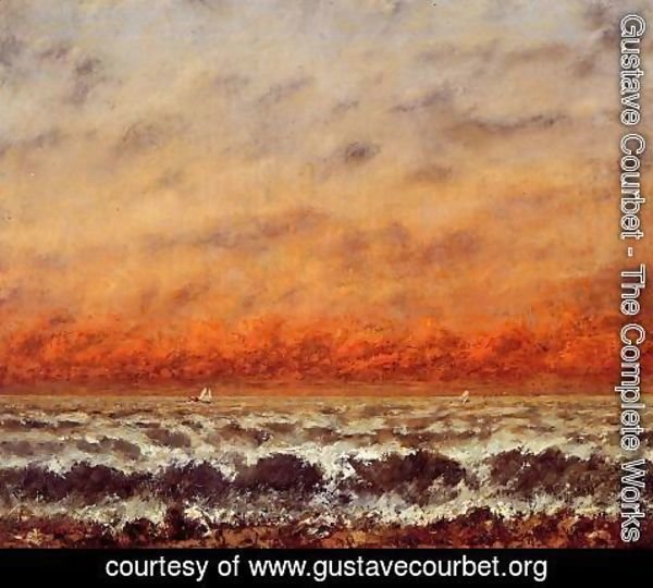Gustave Courbet - Seascape I