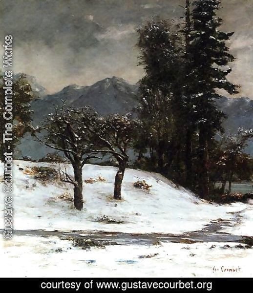 Gustave Courbet - Snow