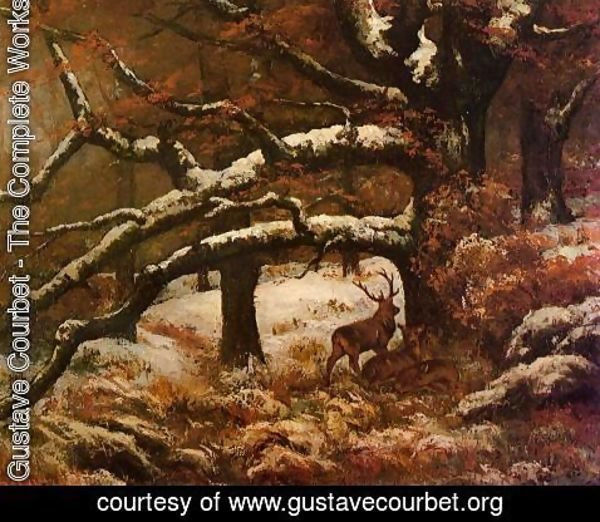 Gustave Courbet - Remise de Cerfs