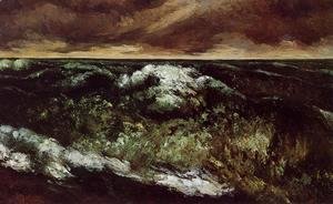 Gustave Courbet - The Angry Sea