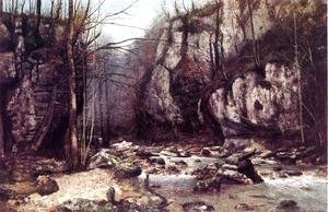 Gustave Courbet - The Stream of the Puits-Noir at Ornans