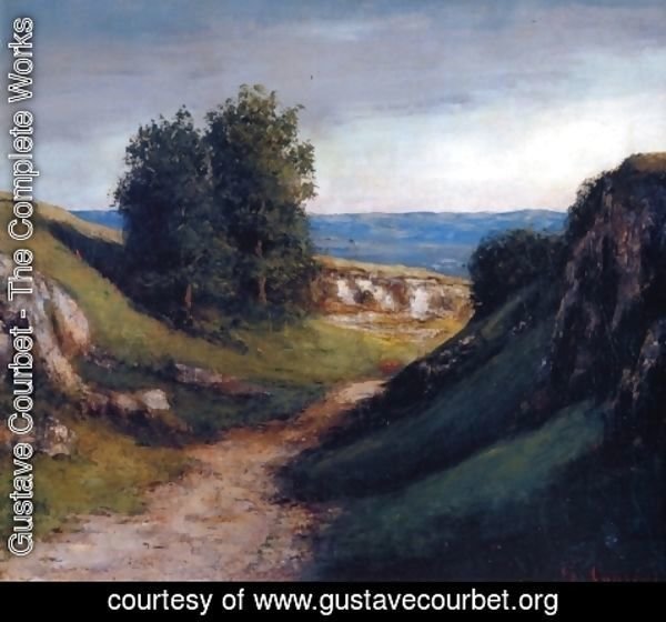 Gustave Courbet - Path to the Sea