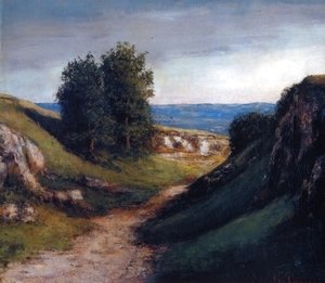 Gustave Courbet - Path to the Sea