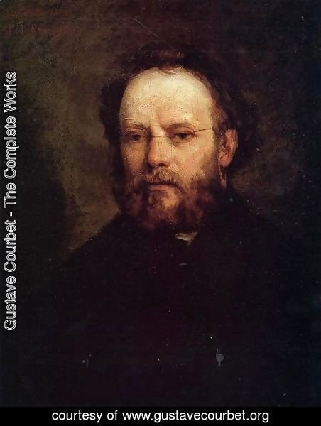 Gustave Courbet - Portrait of Pierre-Joseph Proudhon
