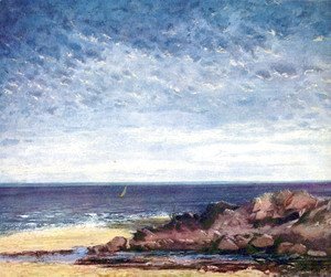Gustave Courbet - Sea coast in Normandy