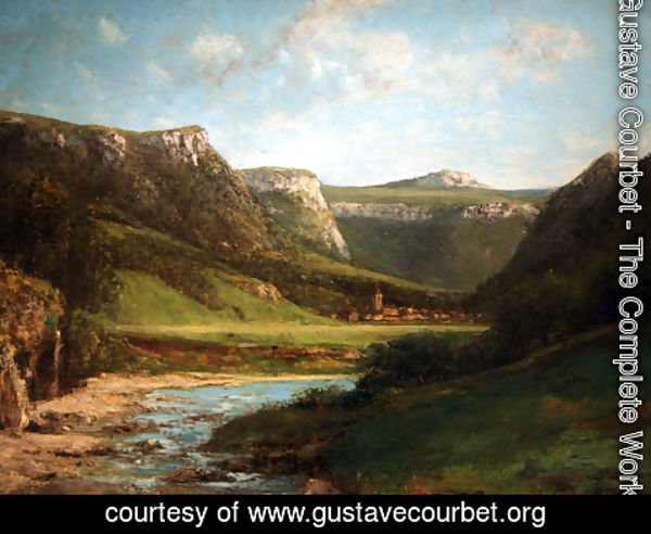 Gustave Courbet - Landscape in the Jura