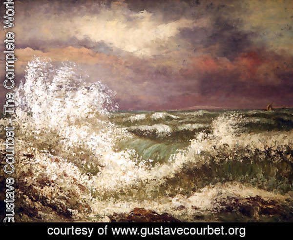 Gustave Courbet - The Wave 4