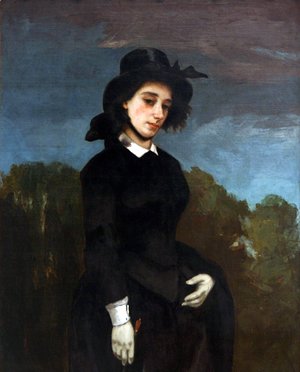Gustave Courbet - Woman in a Riding Habit
