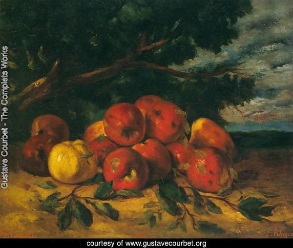 Red Apples at the Foot of a Tree