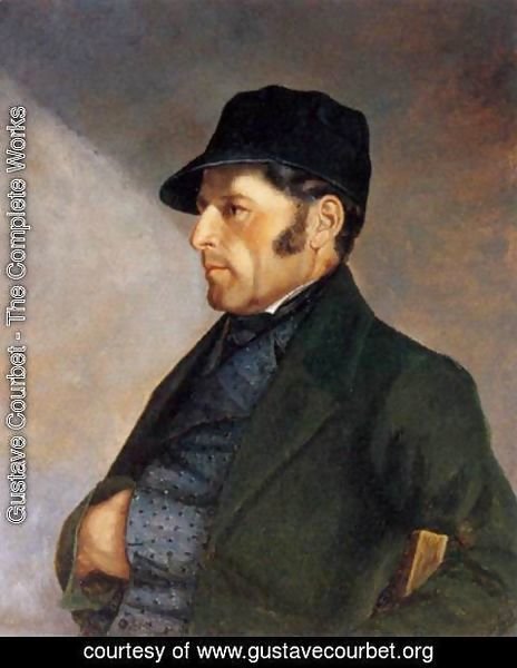 Gustave Courbet - Portrait of Regis Courbet