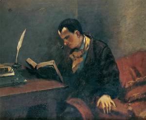 Gustave Courbet - Portrait of Baudelaire