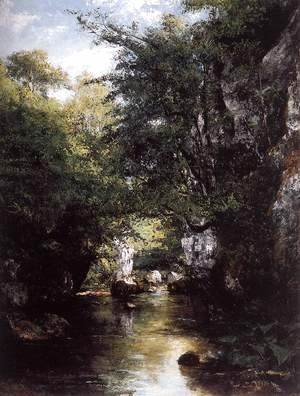 Gustave Courbet - The Stream at Breme