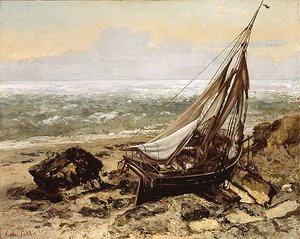 Gustave Courbet - The Fishing Boat 1865