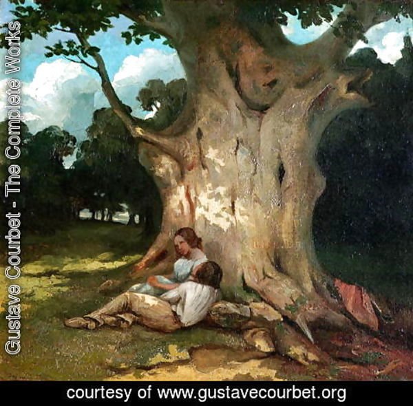 Gustave Courbet - The Large Oak 2