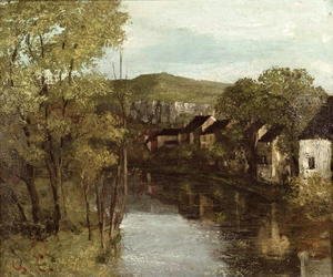 Gustave Courbet - The Reflection of Ornans 1872