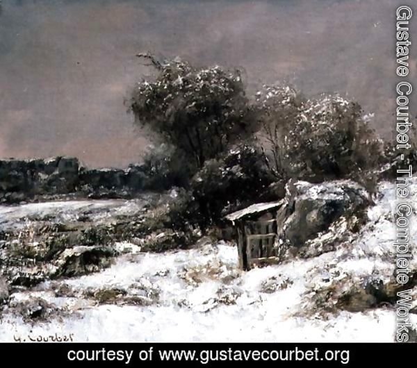 Gustave Courbet - Winter Scene 2
