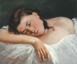 Gustave Courbet - Jeune fille dormant