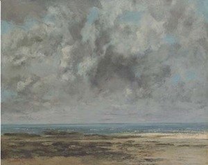 Gustave Courbet - La Plage de Saint-Aubin