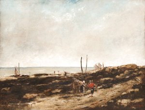 Gustave Courbet - Le depart pour la peche